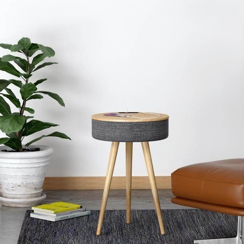 Acoustic Round Side Table - Accent Tables - YALA LIFE