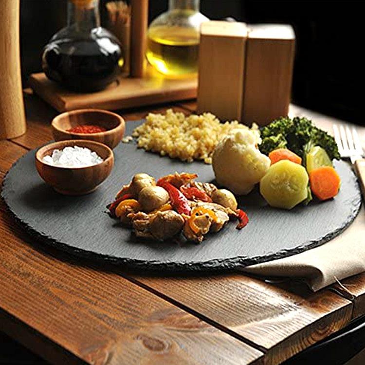 Basalt Natural Slate Plate - Serving Platters - YALA LIFE