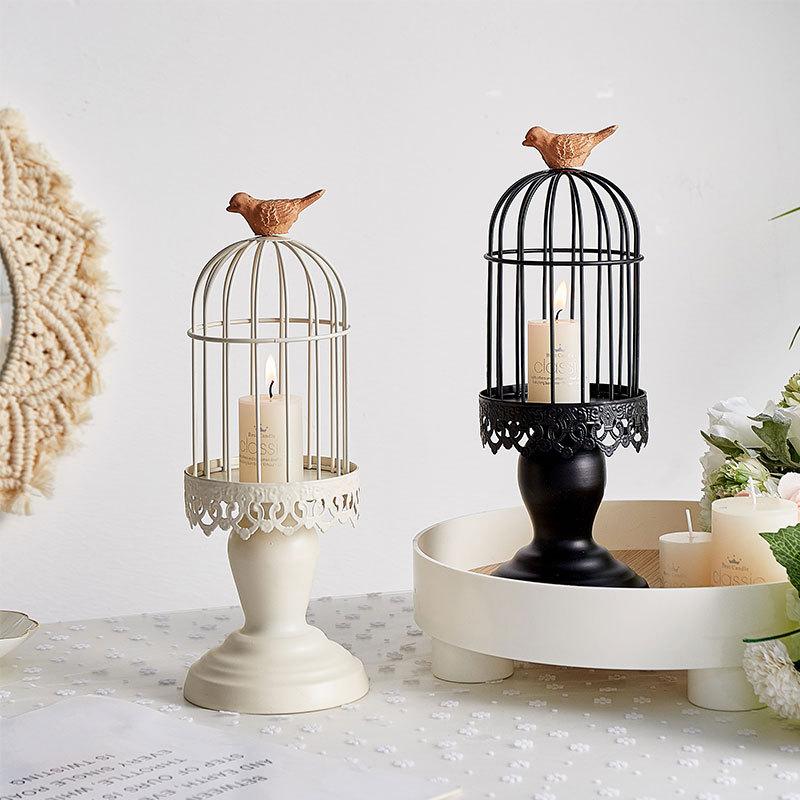 Birdcage Candle Holder - Candle Holders - YALA LIFE