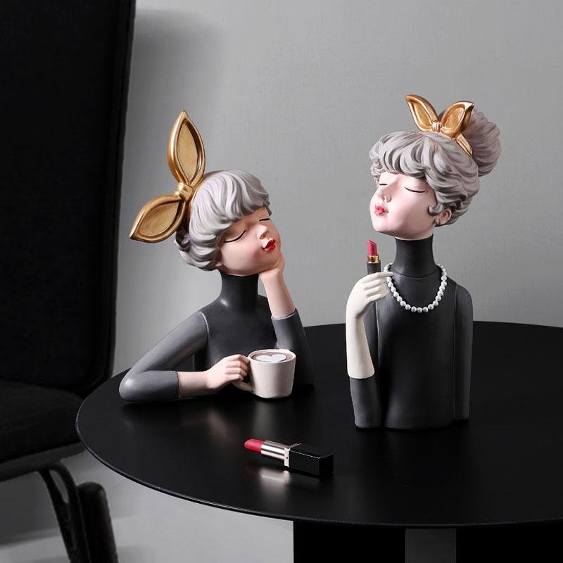 Bow Girl Figurines - Figurines - YALA LIFE