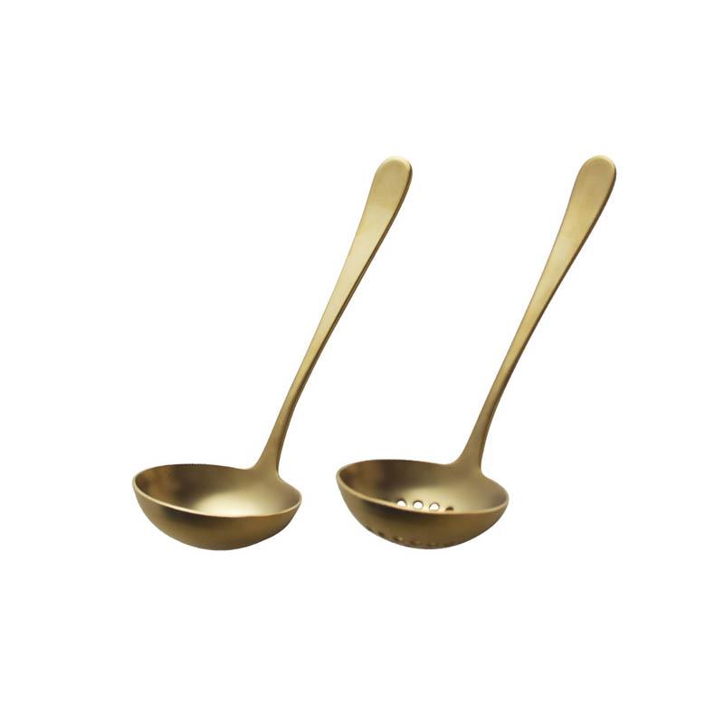 Golden Frosted Kitchen Utensil Set - Kitchen Utensil Sets - Yala Life