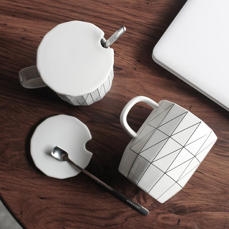 Kingbird Zigzag Stripes Mug - Mugs - YL Design